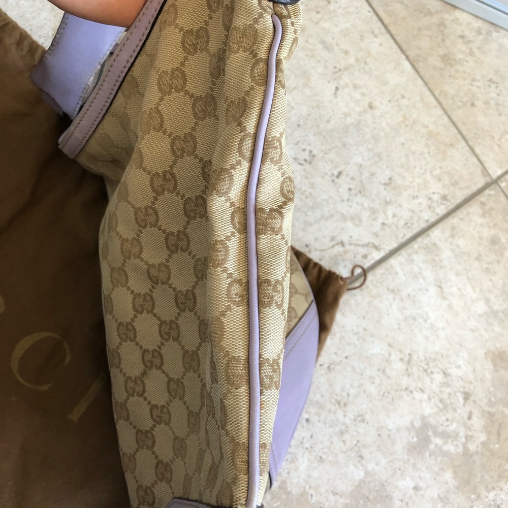 Authentic Rare Gucci Monogram Shoulder Purse - image 8